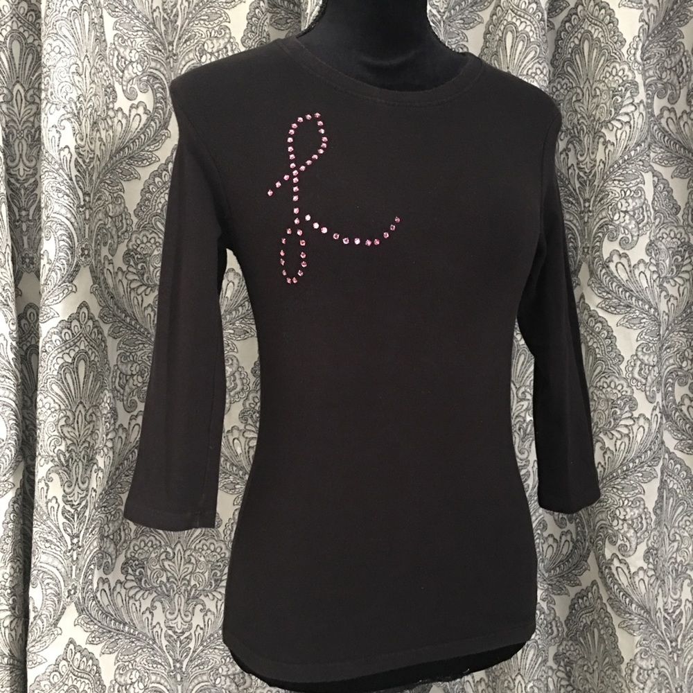 90’s VINTAGE LULU LAME PINK “L” TOP